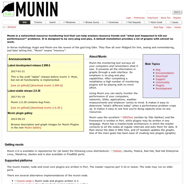 Munin - Trac