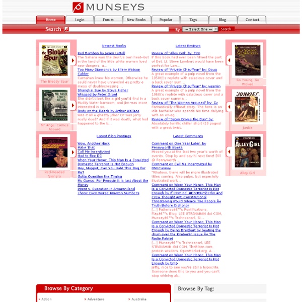 Munseys : Over 20,000 rare and hard to find titles in 10 formats!