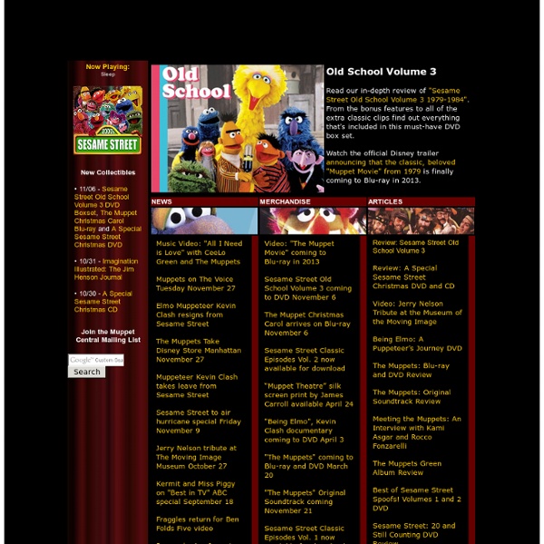 Muppets Home - Muppet Central Fan Site