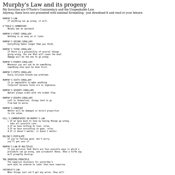 Murphys Law