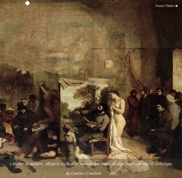 Musée d'Orsay - L'Atelier du peintre Courbet