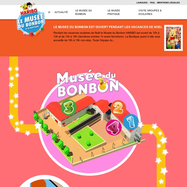 Le site officiel du Musée du bonbon Haribo - Accueil