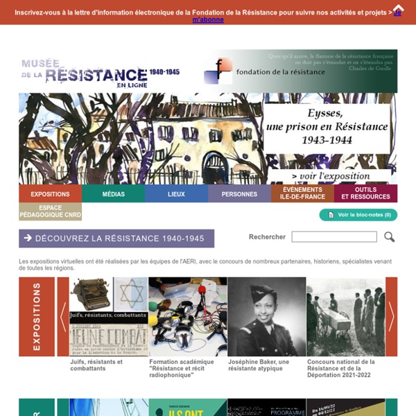 Musée de la résistance en ligne