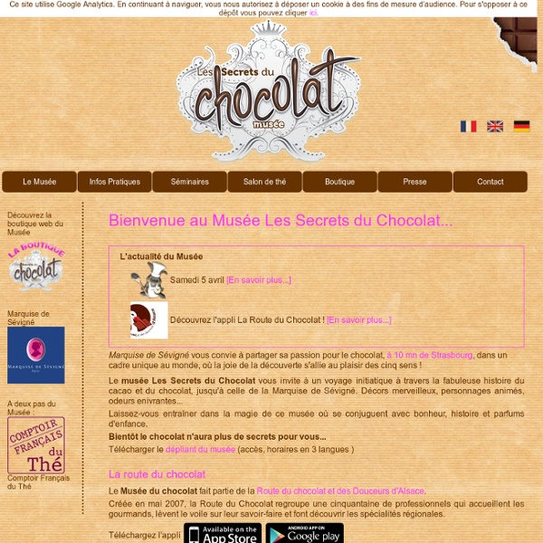Musée du chocolat à Strasbourg