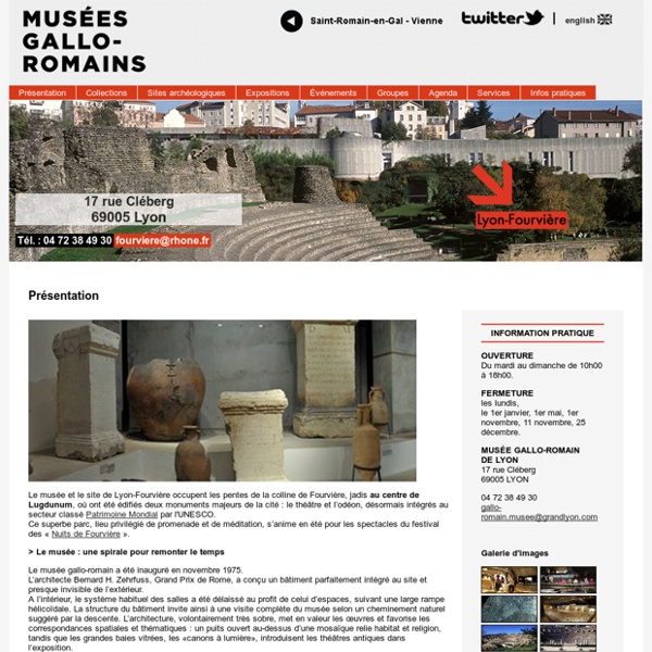 Musées gallo-romains