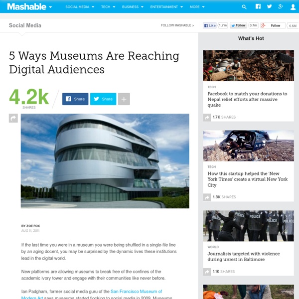 5 Ways Museums Are Reaching Digital Audiences