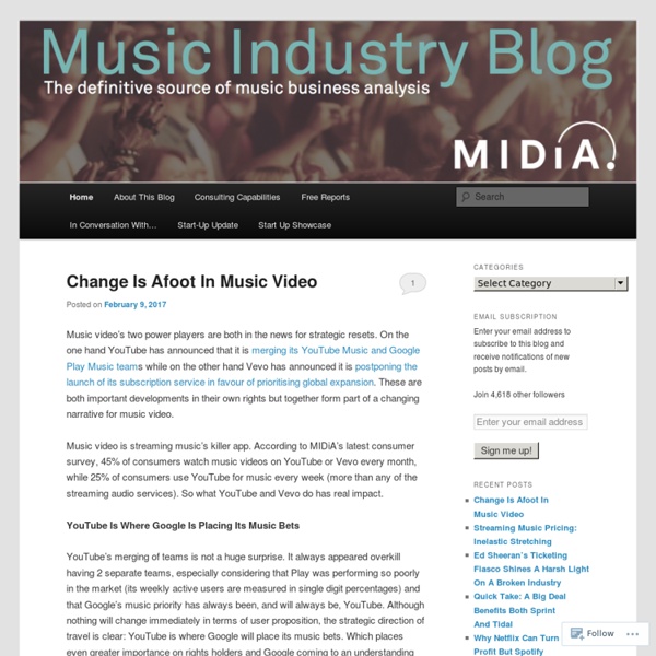 Music Industry Blog