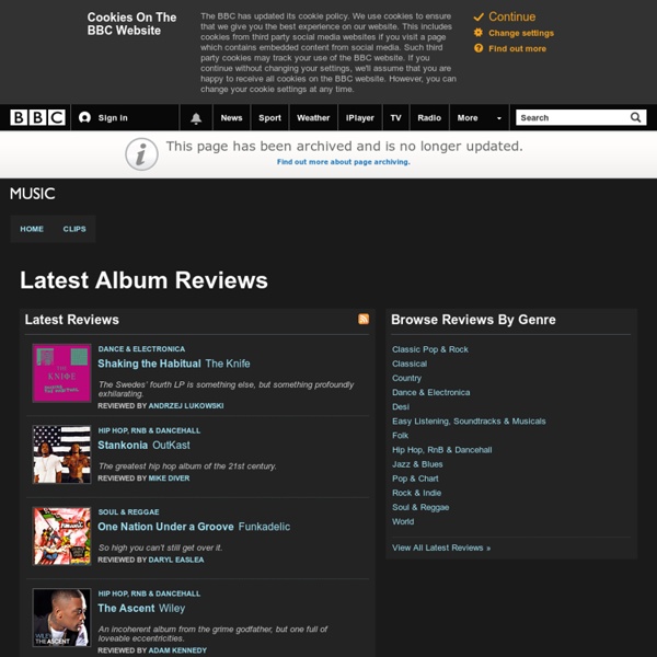 Music - Reviews for 4-10 February 2013