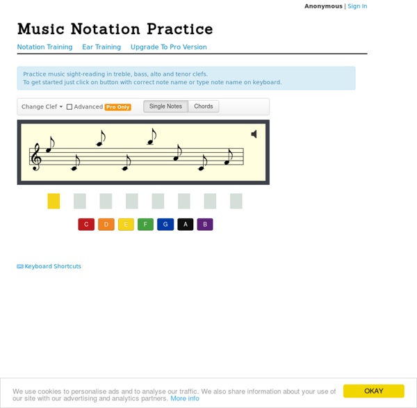 Music Notation Training