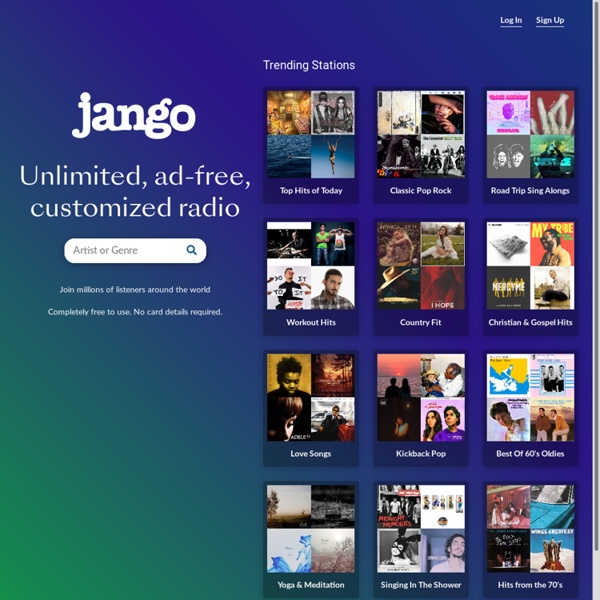 Free Music Online - Internet Radio - Jango