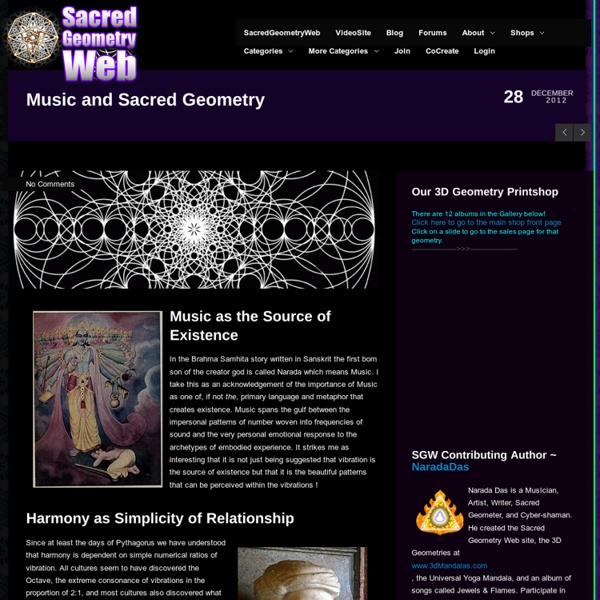 Music And Sacred Geometry | Pearltrees