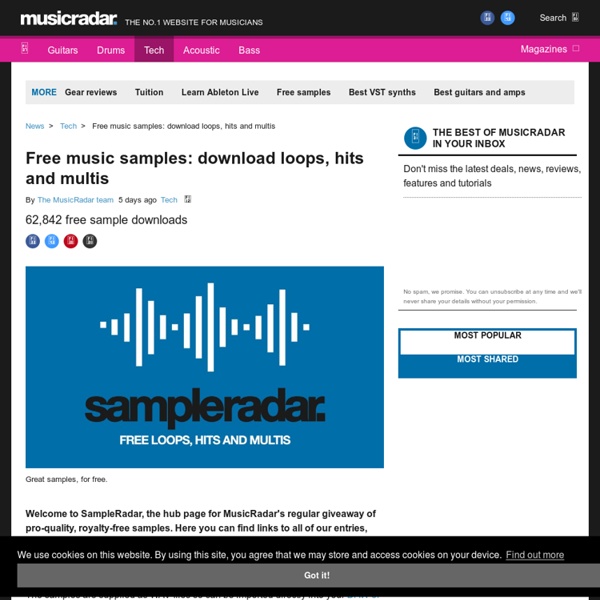 Free music samples: download loops, hits and multis