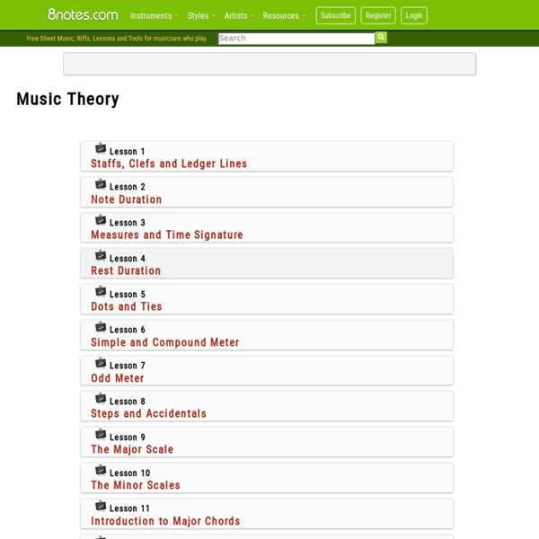 Music Theory on 8notes.com