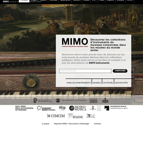 MIMO - Musical Instrument Museums Online