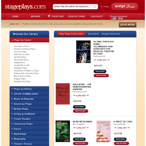 Stageplays.com: The World's Largest Collection of Plays and Musicals