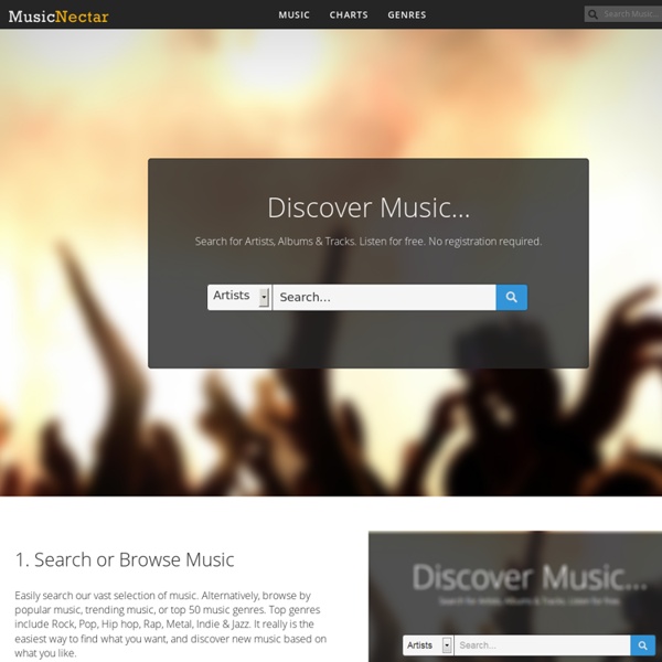 MusicNectar - Discover & Listen to Free Music.