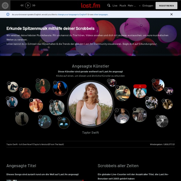 Last.fm - Höre Musik mit Internetradio und dem größten Musikkatalog online