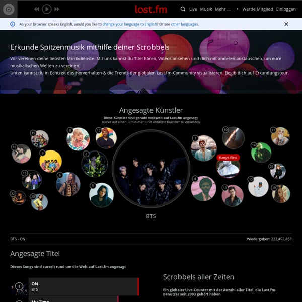 Last.fm - Höre Musik mit Internetradio und dem größten Musikkatalog online