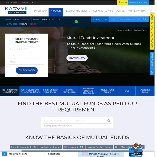 Best Performing Mutual Funds to Buy/Invest in India Karvy Online