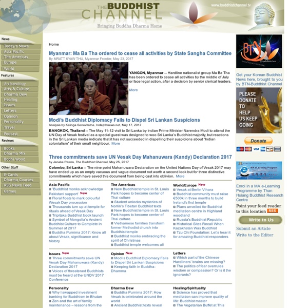 Buddhist Television Network (BTN) and The Buddhist Channel inks collaboration for news exchange