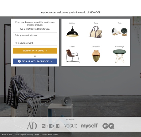 Shop furniture and find interior ideas in the US at mydeco.com