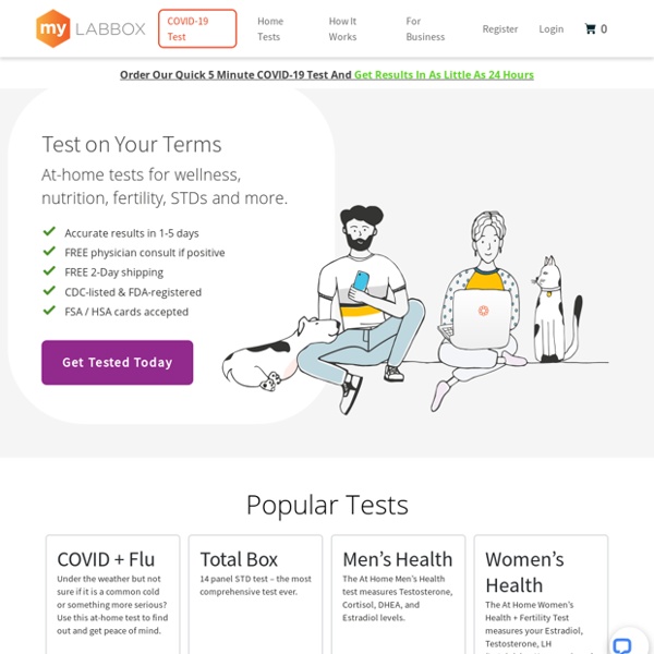 MyLAB Box™ - At Home Wellness Tests & At Home Health Testing