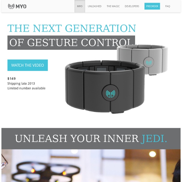 MYO - The Gesture Control Armband