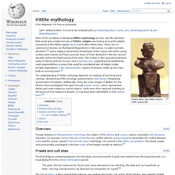 Hittite mythology