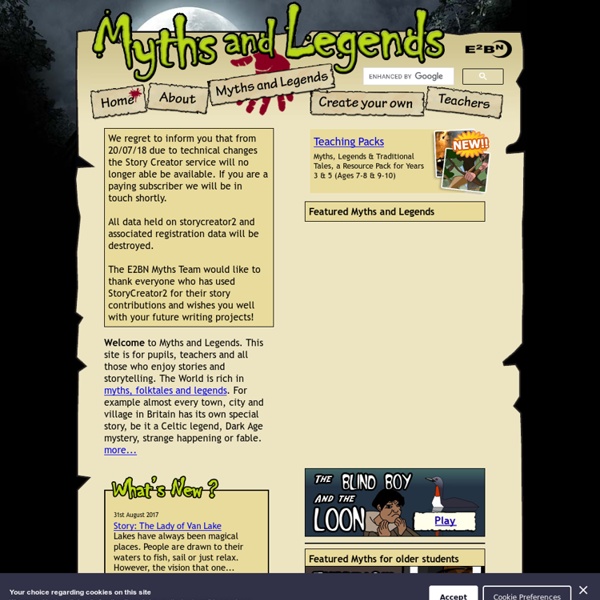 Myths and Legends from E2BN