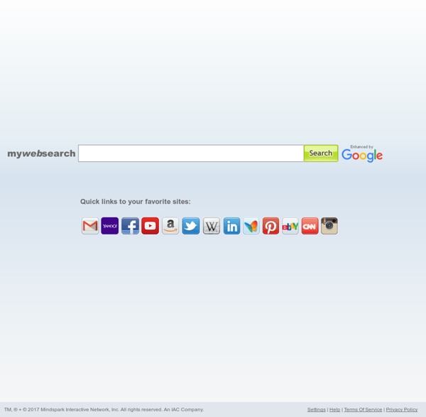 MyWebSearch Home Page