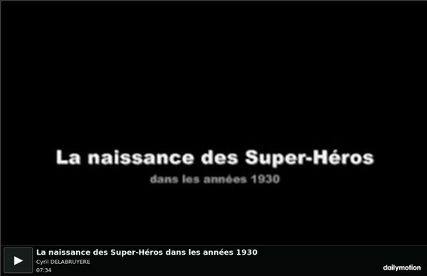 La naissance des Super-Héros dans les années 1930