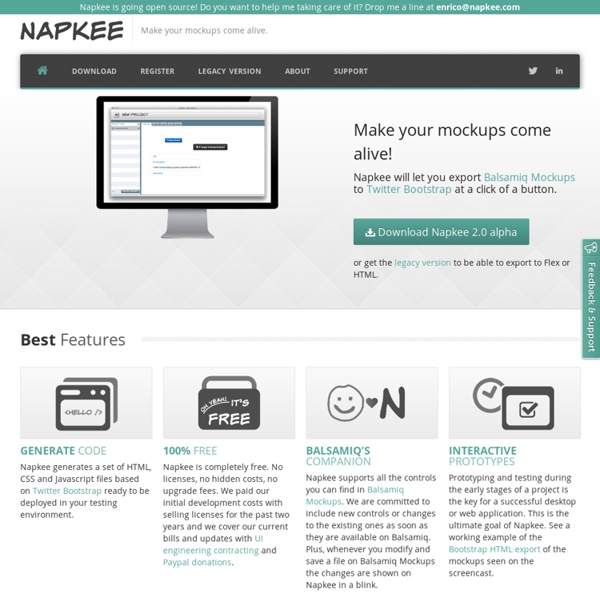 Napkee - make your mockups come alive