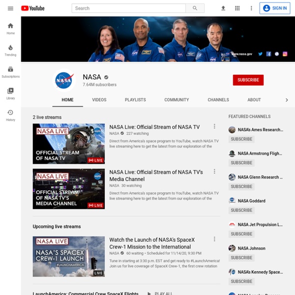 YouTube: NASA