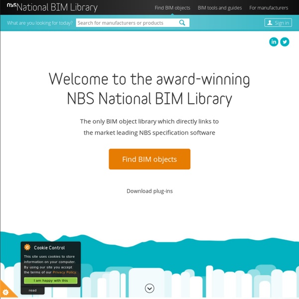 NBS National BIM Library - free-to-use BIM objects