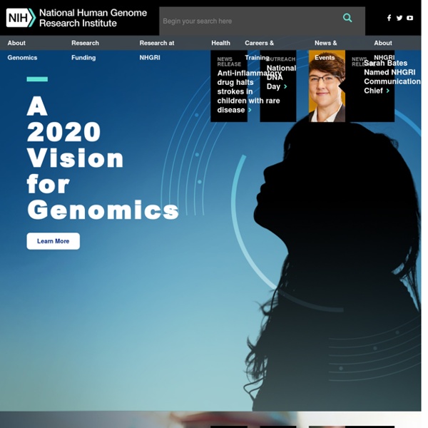 National Human Genome Research Institute (NHGRI) - Homepage