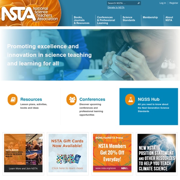 National Science Teachers Association - Science & Education Resource