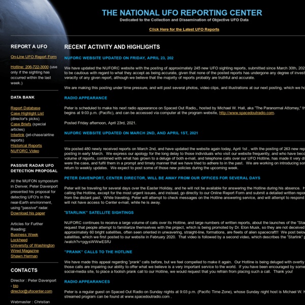 National UFO Reporting Center