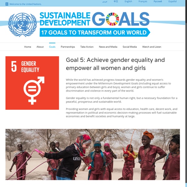 United Nations: Gender equality and women's empowerment