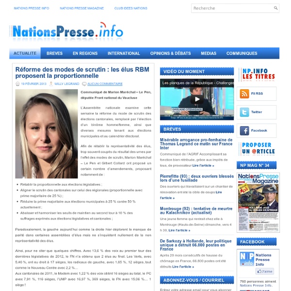 Nations Presse Info