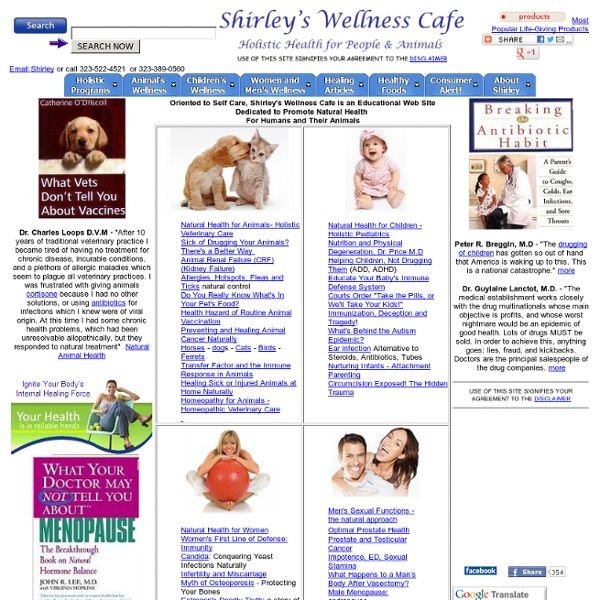 Natural Cures - Holistic Health for People and Animals