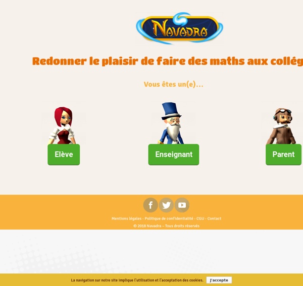 Navadra – vos collégiens vont progresser en maths !