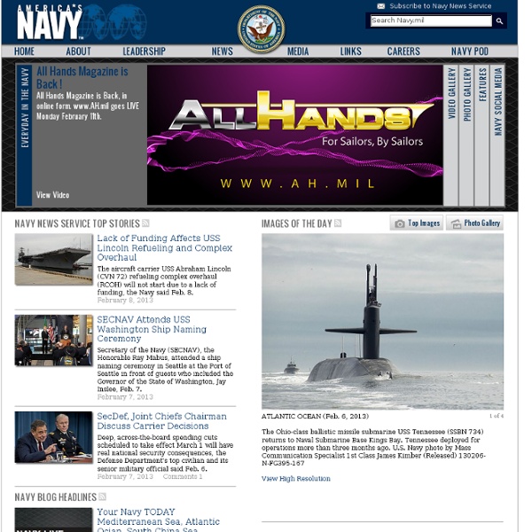 The Official Web Site of the United States Navy