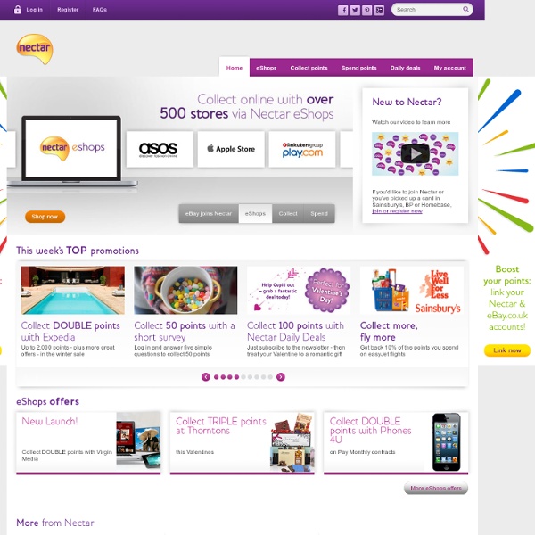 Collect and Spend Nectar points