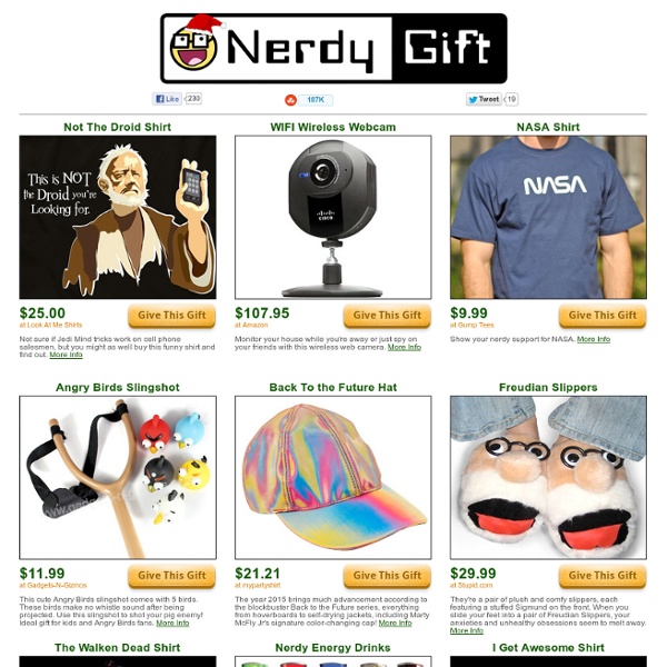 Nerdy Gift Ideas