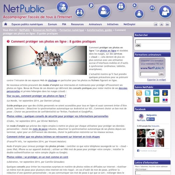 NetPublic » Comment protéger ses photos en ligne : 8 guides pratiques