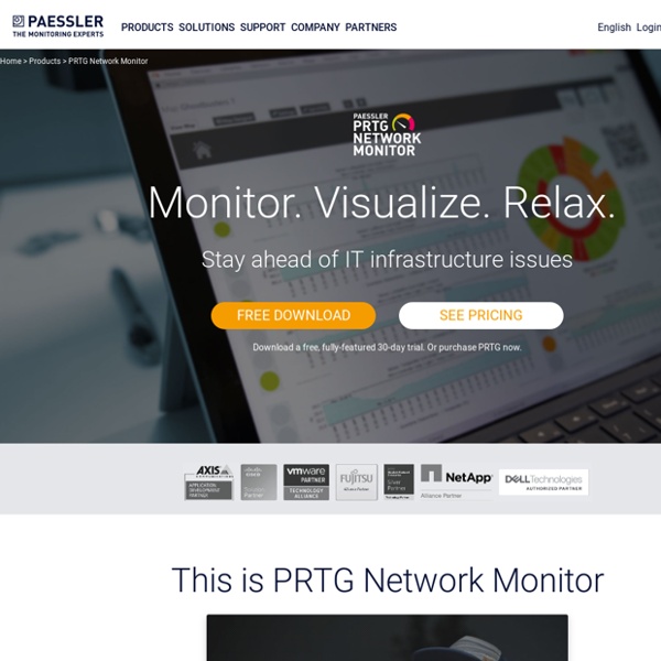 PRTG Network Monitor - intuitive network monitoring software