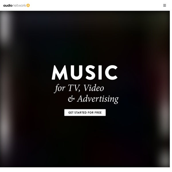 Audio Network - Quality Production Music for TV, Film, Video & Advertising