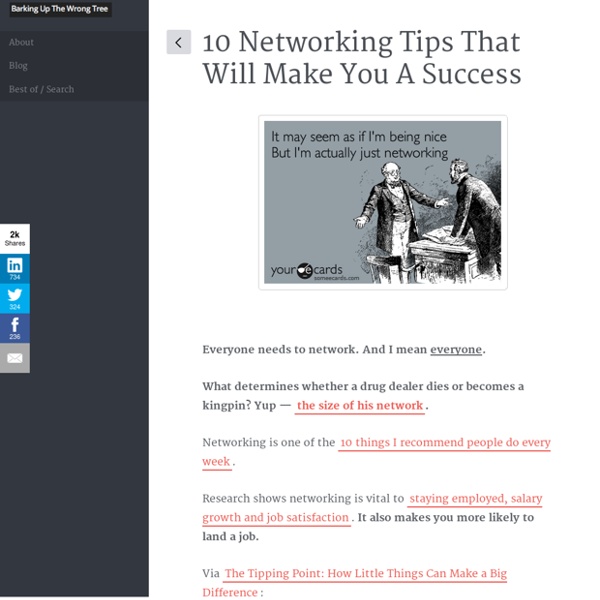 10 Networking Tips That Will Make You A Success