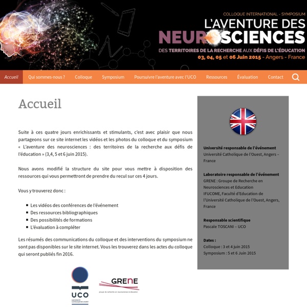 L'aventure des neurosciences : des territoires de la recherche_aux défis de l'éducation