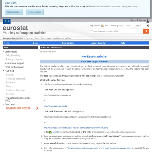 New Eurostat website - Eurostat